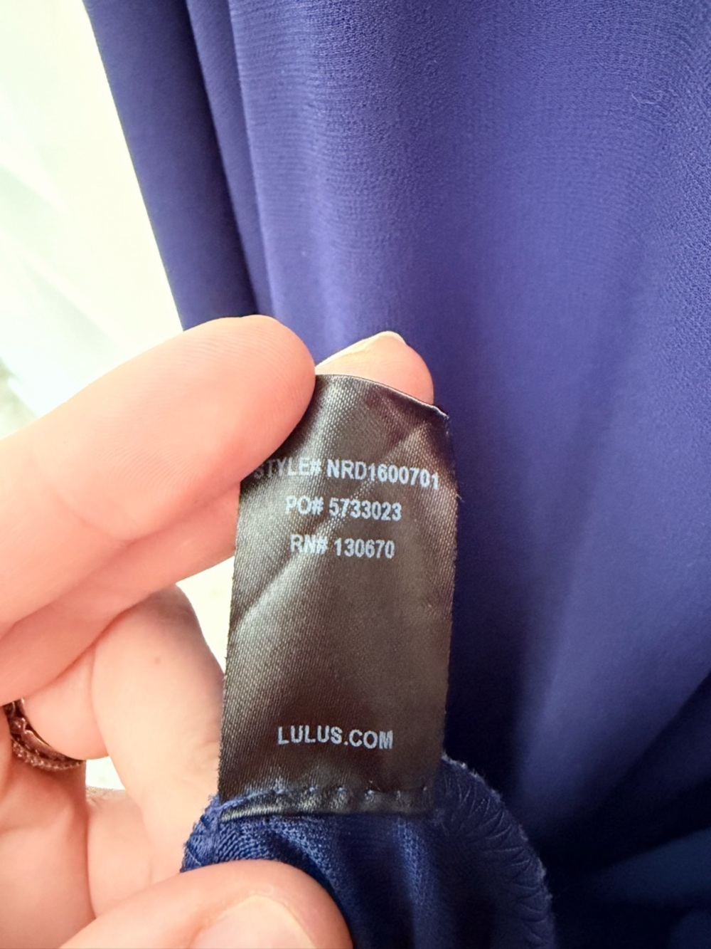 Lulu's Deep Blue Maxi Dress - Picture 7 of 8